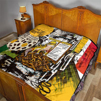Leopard Gecko Quilt Tiny Dinosaur Department Funny Pest Control Graffiti