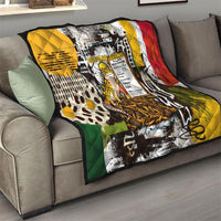 Leopard Gecko Quilt Tiny Dinosaur Department Funny Pest Control Graffiti