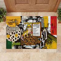 Leopard Gecko Rubber Doormat Tiny Dinosaur Department Funny Pest Control Graffiti