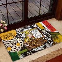Leopard Gecko Rubber Doormat Tiny Dinosaur Department Funny Pest Control Graffiti