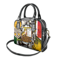 Leopard Gecko Shoulder Handbag Tiny Dinosaur Department Funny Pest Control Graffiti