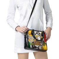 Leopard Gecko Shoulder Handbag Tiny Dinosaur Department Funny Pest Control Graffiti