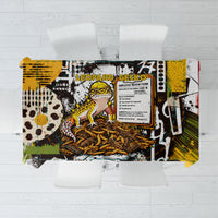 Leopard Gecko Tablecloth Tiny Dinosaur Department Funny Pest Control Graffiti