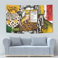 Leopard Gecko Tapestry Tiny Dinosaur Department Funny Pest Control Graffiti