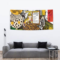 Leopard Gecko Tapestry Tiny Dinosaur Department Funny Pest Control Graffiti