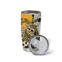 Leopard Gecko Tumbler Cup Tiny Dinosaur Department Funny Pest Control Graffiti