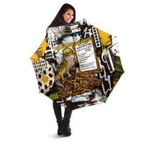 Leopard Gecko Umbrella Tiny Dinosaur Department Funny Pest Control Graffiti
