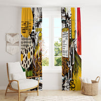 Leopard Gecko Window Curtain Tiny Dinosaur Department Funny Pest Control Graffiti