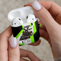 Rabbit Powered By Hay And Attitude AirPods Case Funny Sarcastic Bunny Diagram Graphic Art
