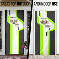 Rabbit Powered By Hay And Attitude Door Cover Funny Sarcastic Bunny Diagram Graphic Art