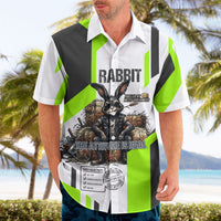 Rabbit Powered By Hay And Attitude Hawaiian Shirt Funny Sarcastic Bunny Diagram Graphic Art