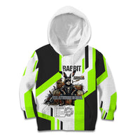Rabbit Powered By Hay And Attitude Kid Hoodie Funny Sarcastic Bunny Diagram Graphic Art