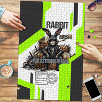 Rabbit Powered By Hay And Attitude Puzzle Funny Sarcastic Bunny Diagram Graphic Art