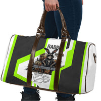 Rabbit Powered By Hay And Attitude Travel Bag Funny Sarcastic Bunny Diagram Graphic Art