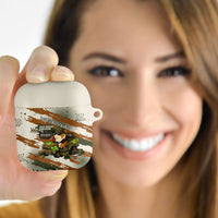Wheek Squad Guinea Pig AirPods Case Funny Military Tactical Camo Veggie Division Schematic