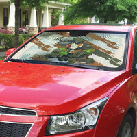 Wheek Squad Guinea Pig Auto Sun Shade Funny Military Tactical Camo Veggie Division Schematic