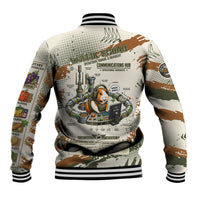 Wheek Squad Guinea Pig Baseball Jacket Funny Military Tactical Camo Veggie Division Schematic