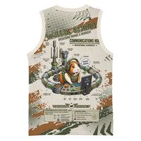 Wheek Squad Guinea Pig Basketball Jersey Funny Military Tactical Camo Veggie Division Schematic