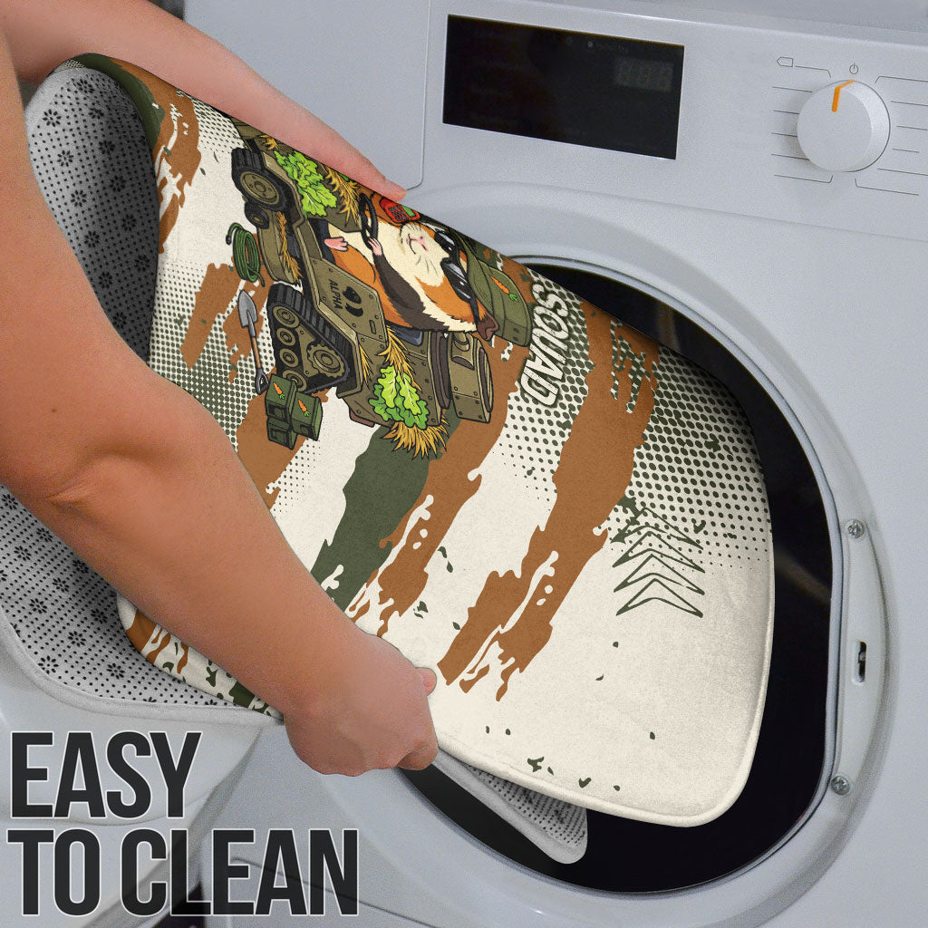 Wheek Squad Guinea Pig Bathroom Set Funny Military Tactical Camo Veggie Division Schematic