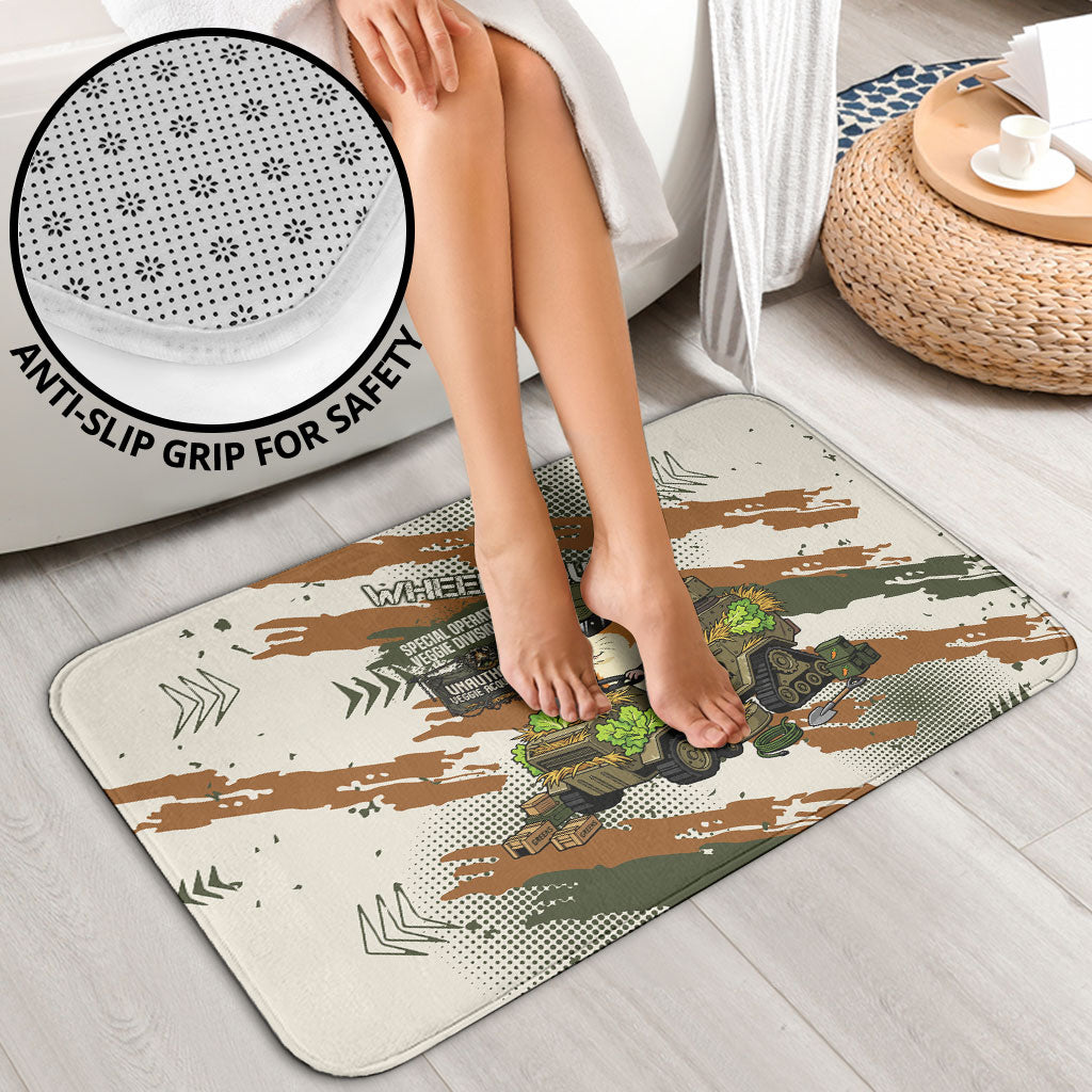 Wheek Squad Guinea Pig Bathroom Set Funny Military Tactical Camo Veggie Division Schematic