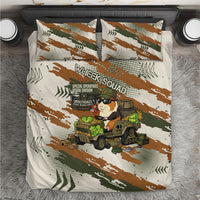 Wheek Squad Guinea Pig Bedding Set Funny Military Tactical Camo Veggie Division Schematic