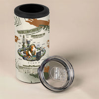 Wheek Squad Guinea Pig 4 in 1 Can Cooler Tumbler Funny Military Tactical Camo Veggie Division Schematic