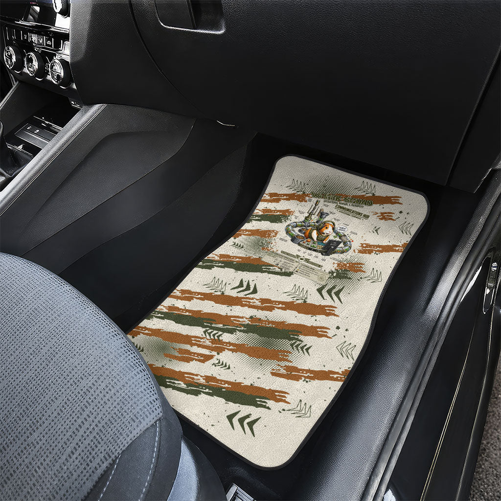 Wheek Squad Guinea Pig Car Mats Funny Military Tactical Camo Veggie Division Schematic