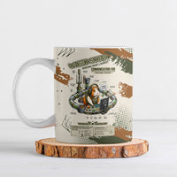 Wheek Squad Guinea Pig Ceramic Mug Funny Military Tactical Camo Veggie Division Schematic