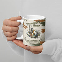 Wheek Squad Guinea Pig Ceramic Mug Funny Military Tactical Camo Veggie Division Schematic