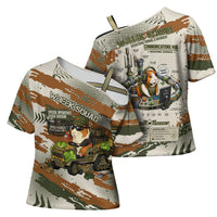 Wheek Squad Guinea Pig Cross Shoulder Shirt Funny Military Tactical Camo Veggie Division Schematic