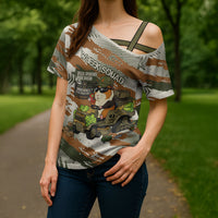 Wheek Squad Guinea Pig Cross Shoulder Shirt Funny Military Tactical Camo Veggie Division Schematic
