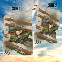 Wheek Squad Guinea Pig Garden Flag Funny Military Tactical Camo Veggie Division Schematic