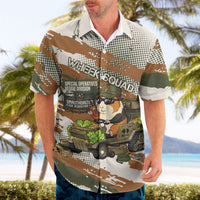 Wheek Squad Guinea Pig Hawaiian Shirt Funny Military Tactical Camo Veggie Division Schematic