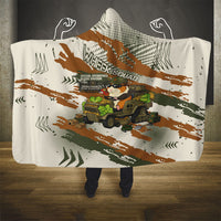 Wheek Squad Guinea Pig Hooded Blanket Funny Military Tactical Camo Veggie Division Schematic