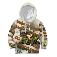 Wheek Squad Guinea Pig Kid Hoodie Funny Military Tactical Camo Veggie Division Schematic