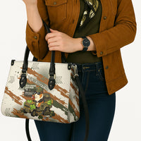 Wheek Squad Guinea Pig Leather Bag Funny Military Tactical Camo Veggie Division Schematic
