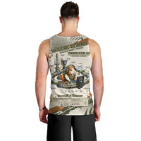 Wheek Squad Guinea Pig Men Tank Top Funny Military Tactical Camo Veggie Division Schematic