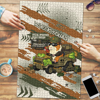 Wheek Squad Guinea Pig Puzzle Funny Military Tactical Camo Veggie Division Schematic