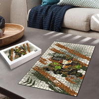 Wheek Squad Guinea Pig Puzzle Funny Military Tactical Camo Veggie Division Schematic