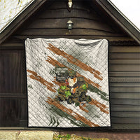 Wheek Squad Guinea Pig Quilt Funny Military Tactical Camo Veggie Division Schematic