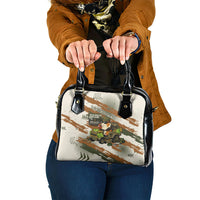 Wheek Squad Guinea Pig Shoulder Handbag Funny Military Tactical Camo Veggie Division Schematic