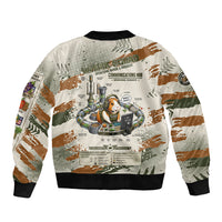 Wheek Squad Guinea Pig Sleeve Zip Bomber Jacket Funny Military Tactical Camo Veggie Division Schematic