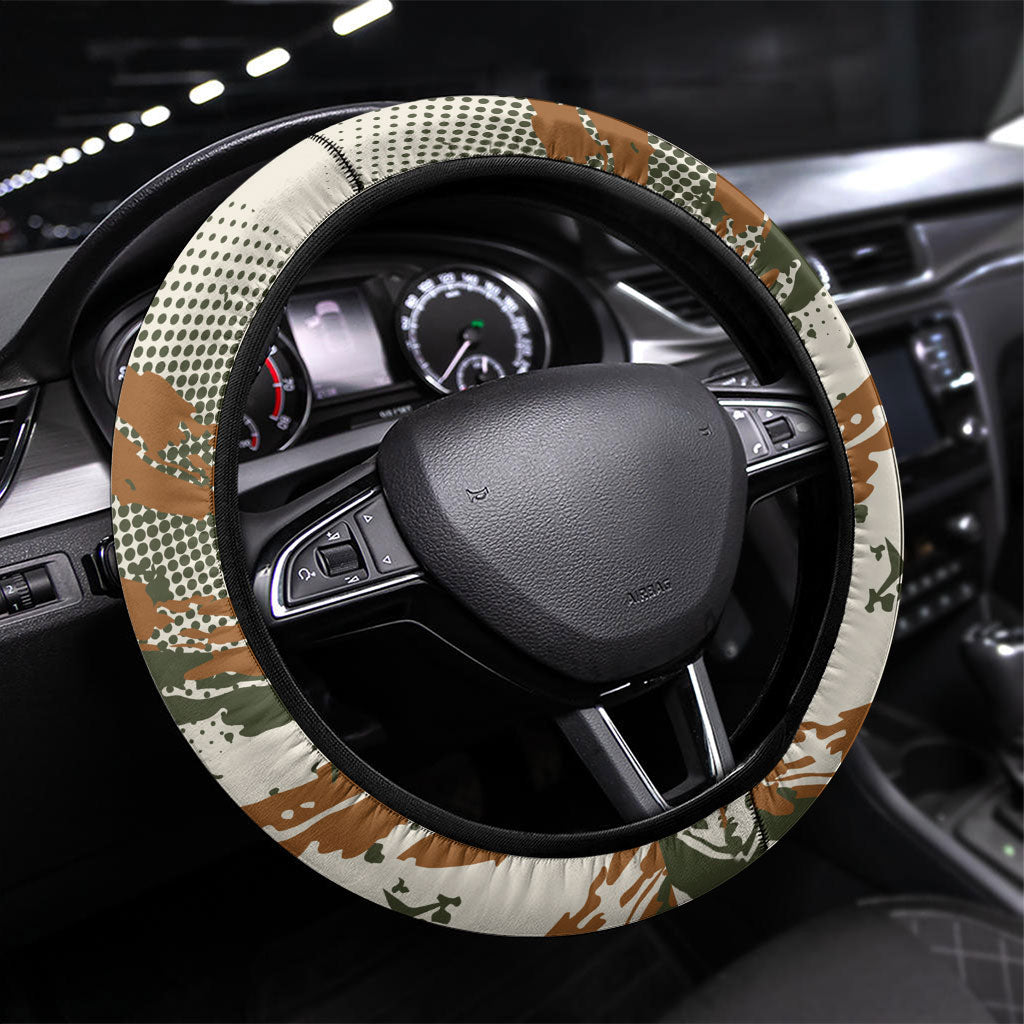 Wheek Squad Guinea Pig Steering Wheel Cover Funny Military Tactical Camo Veggie Division Schematic