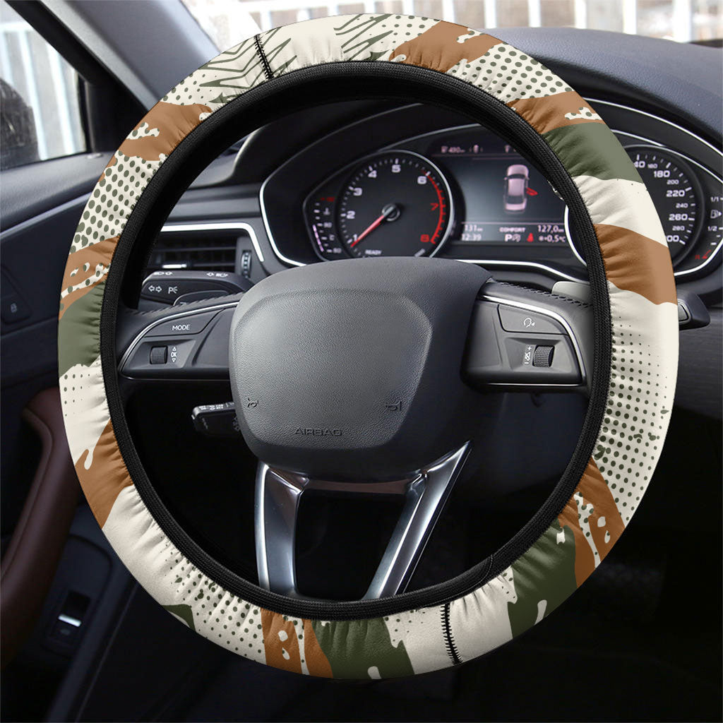 Wheek Squad Guinea Pig Steering Wheel Cover Funny Military Tactical Camo Veggie Division Schematic