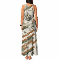 Wheek Squad Guinea Pig Tank Maxi Dress Funny Military Tactical Camo Veggie Division Schematic