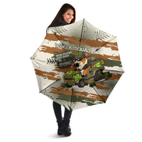 Wheek Squad Guinea Pig Umbrella Funny Military Tactical Camo Veggie Division Schematic