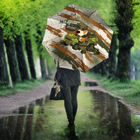 Wheek Squad Guinea Pig Umbrella Funny Military Tactical Camo Veggie Division Schematic