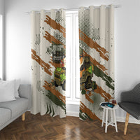 Wheek Squad Guinea Pig Window Curtain Funny Military Tactical Camo Veggie Division Schematic
