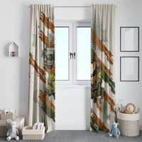 Wheek Squad Guinea Pig Window Curtain Funny Military Tactical Camo Veggie Division Schematic