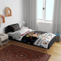 German Shepherd Home Security With A Heart Bedding Set Officer Loyal Guard Dog Best Friend Mascot
